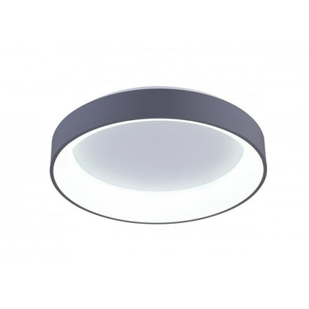 

LED Drum Shade Flush Mount with White finish