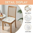 thumbnail image 2 of Pioneer Flower Seat Covers for Dining Room Chairs Set Of 6,Stretch Printed Washable Chair Seat Cover with Elastic Ties and Button,Removable Waterproof Couch Cushion Covers, 2 of 6