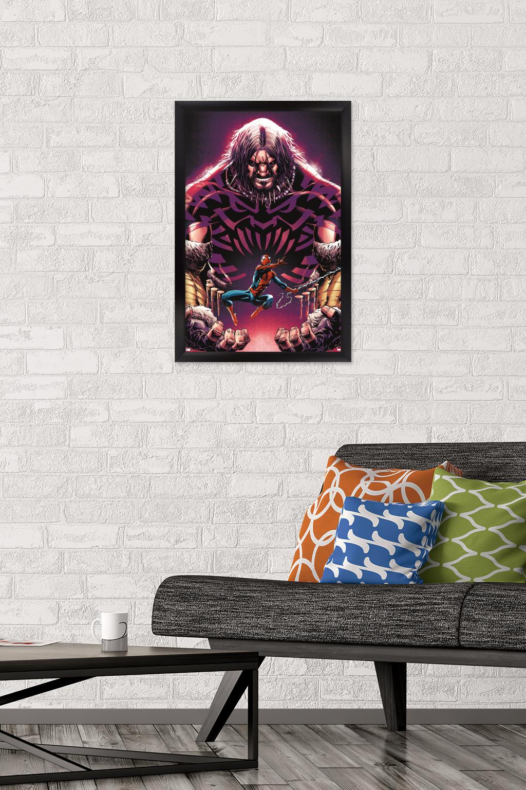 Marvel Kraven The Hunter - Amazing Spider-Man #17 Wall Poster, 14.725" x 22.375" Framed