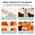 thumbnail image 3 of Maple Leaf Pumpkin Travel Portable Square Jewelry Display and Decorative Box with Bracelet Holder - Ideal for Rings, Earrings, Necklaces, Bracelets, and More - Suitable for Girls and Women, 3 of 6