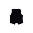 thumbnail image 5 of Forever 21 WGA Stretch Denim Vest With Rhinestone Front, Color-Black, Size-L, 5 of 5
