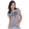 thumbnail image 3 of US Air Force My Hero Airman Sister Women's T Shirt Ladies Tee Brisco Brands S, 3 of 5