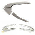 thumbnail image 2 of Stainless Steel Garlic Press & Mincer Tool – No Peel Required, Rocking Garlic Crusher with Ergonomic Handle, Dishwasher Safe Kitchen Gadget for Garlic, Herbs, And Daily Cooking, A Garlic Press, 2 of 7