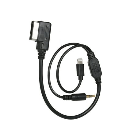 3.5mm AUX interface Adapter with line Fit For Audi VW MDI AMI MMI iPad iPhone 5 (Best Iphone Audio Interface)