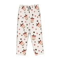 thumbnail image 4 of Naloa Milk Tea Print Women’s Ultra-Soft Comfy Pajama Lounge Pants with Pockets & Drawstring, 4 of 8