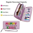 thumbnail image 3 of OIDERY Stylish RFID-Protected Wallet for Women Spacious Everyday Wallet for Women Colorful Text Design Playful Everyday Wallet Stylish Accessory Smooth Texture, 3 of 10
