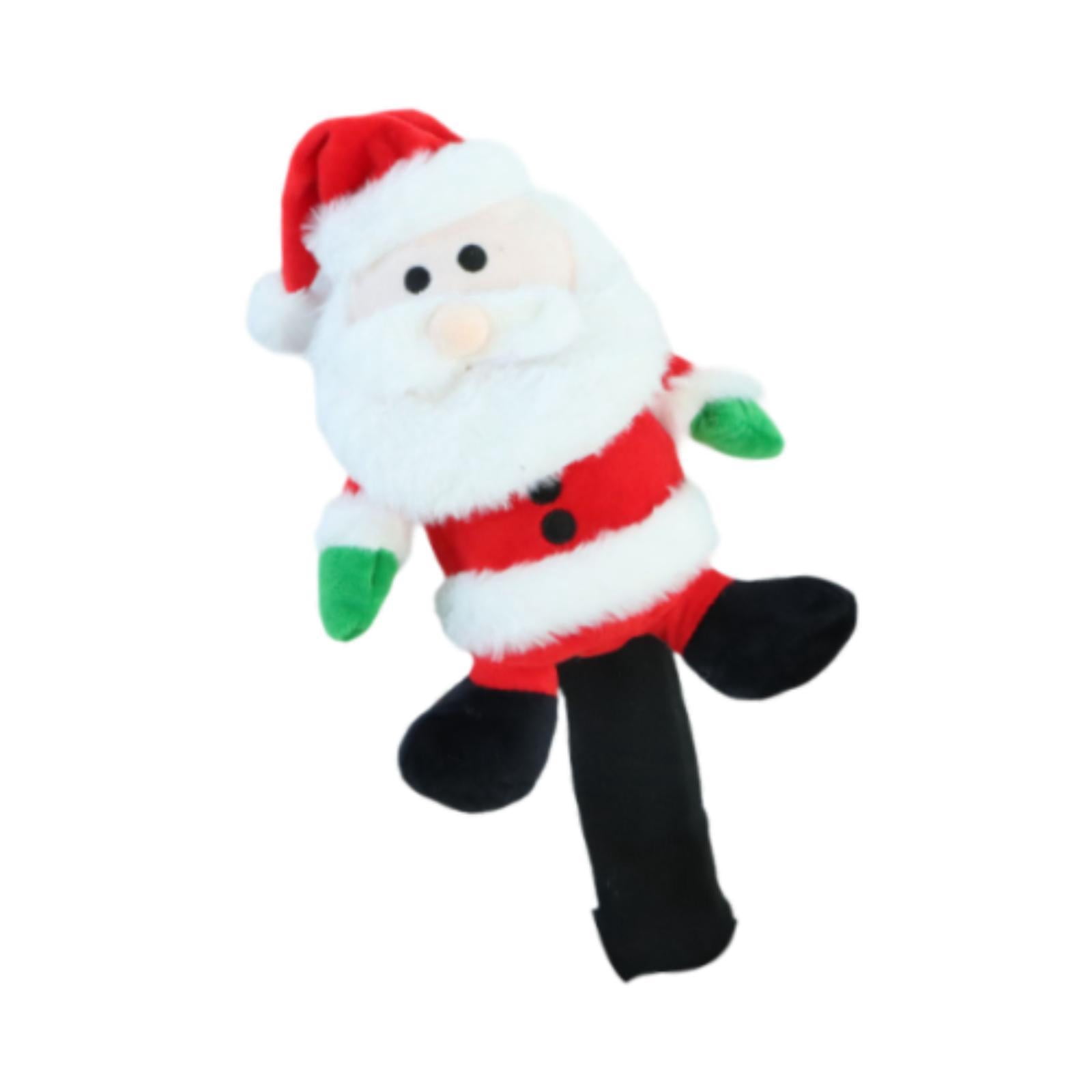 funtasica Golf Wood Driver Headcover Sleeve Lightweight Practical Anti Scratch Golf Cue Protect Case Novelty Golf Shaft Protector Guard Santa Claus