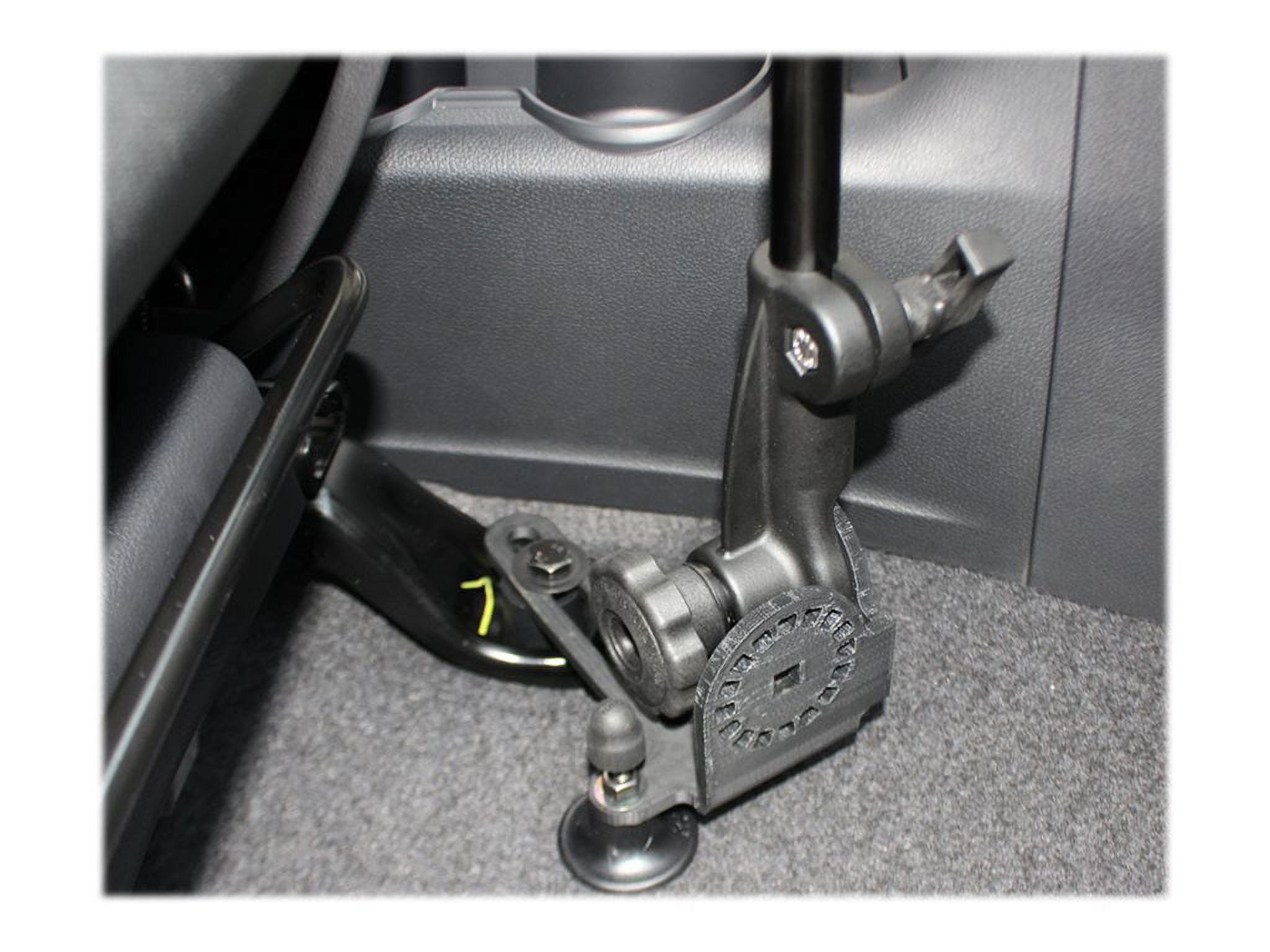 RAM-316-HD-18-202U_RAM Universal No-DrillÃâ? RAM POD HD Vehicle Mount with 18" LONG Length Pole, Double Socket Arm & 2.5" Round Base AMPs Hole Pattern