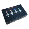 thumbnail image 1 of 4 PCS Golf 10 Degrees Plastic Ball Tees Increase the Distance Speed More Resistant to Play black, 1 of 6