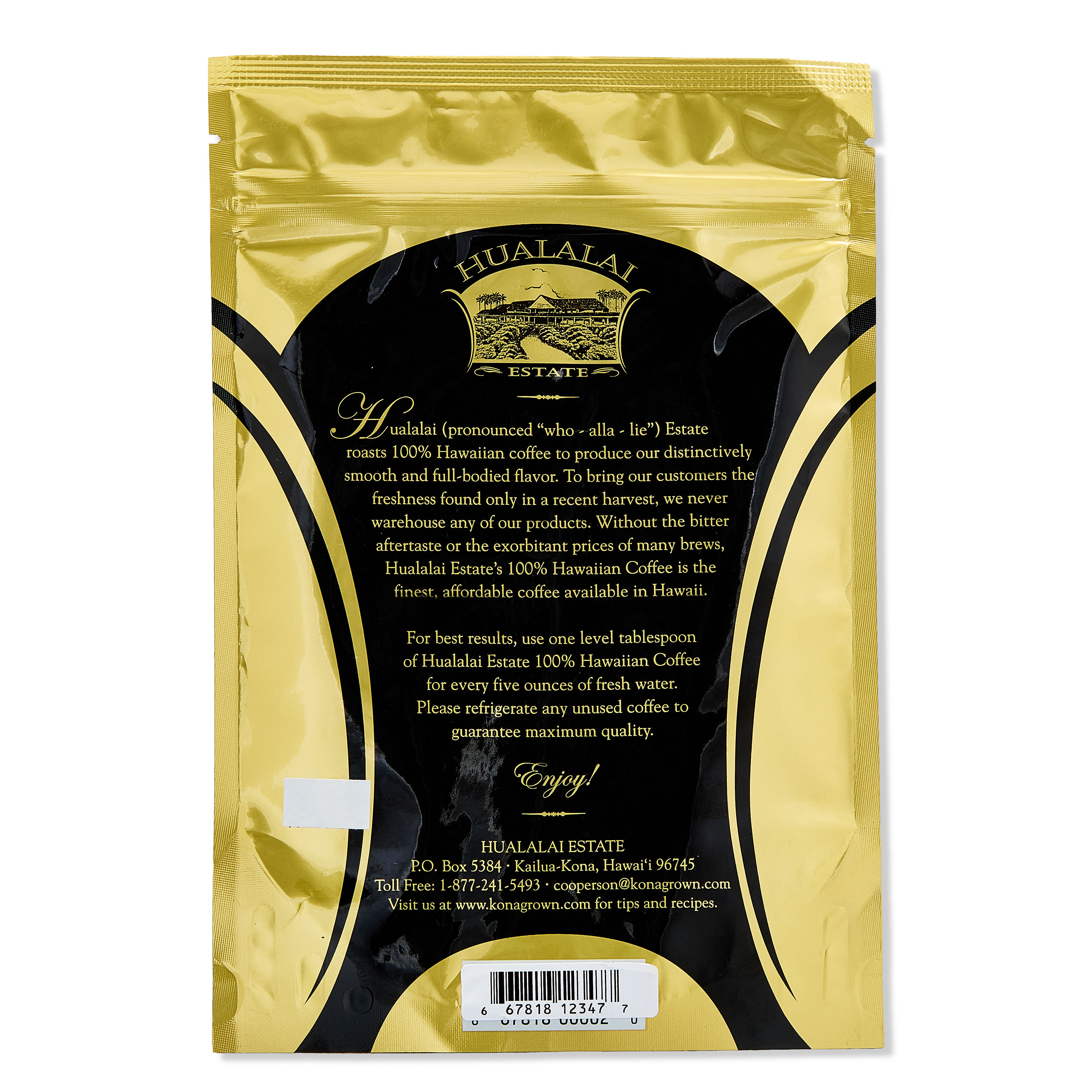 Hualalai Estate Coffee &ndash; 100% Hawaiian Coffee | Ground & Whole Bean | 7 oz | Unflavored, Vanilla Macnut & Chocolate Macnut