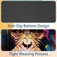 thumbnail image 4 of Monkey 8.3x9.8 Inch Square Non-Slip Rubber Bottom Printed Mouse Pad, Desk Pad for Office and Gaming, 4 of 6