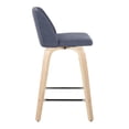thumbnail image 5 of Toriano Counter Stools for Kitchen Counter, Counter Height Chairs, Bar Stools Set of 2, Counter Height Stools, Counter Height Chairs, Bar Stools For Kitchen Island (Blue Fabric), 5 of 6