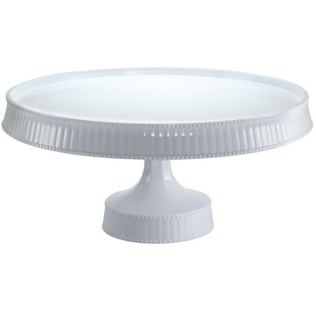 

Premium Extra Heavyweight White Cake Plastic Stands 10.5