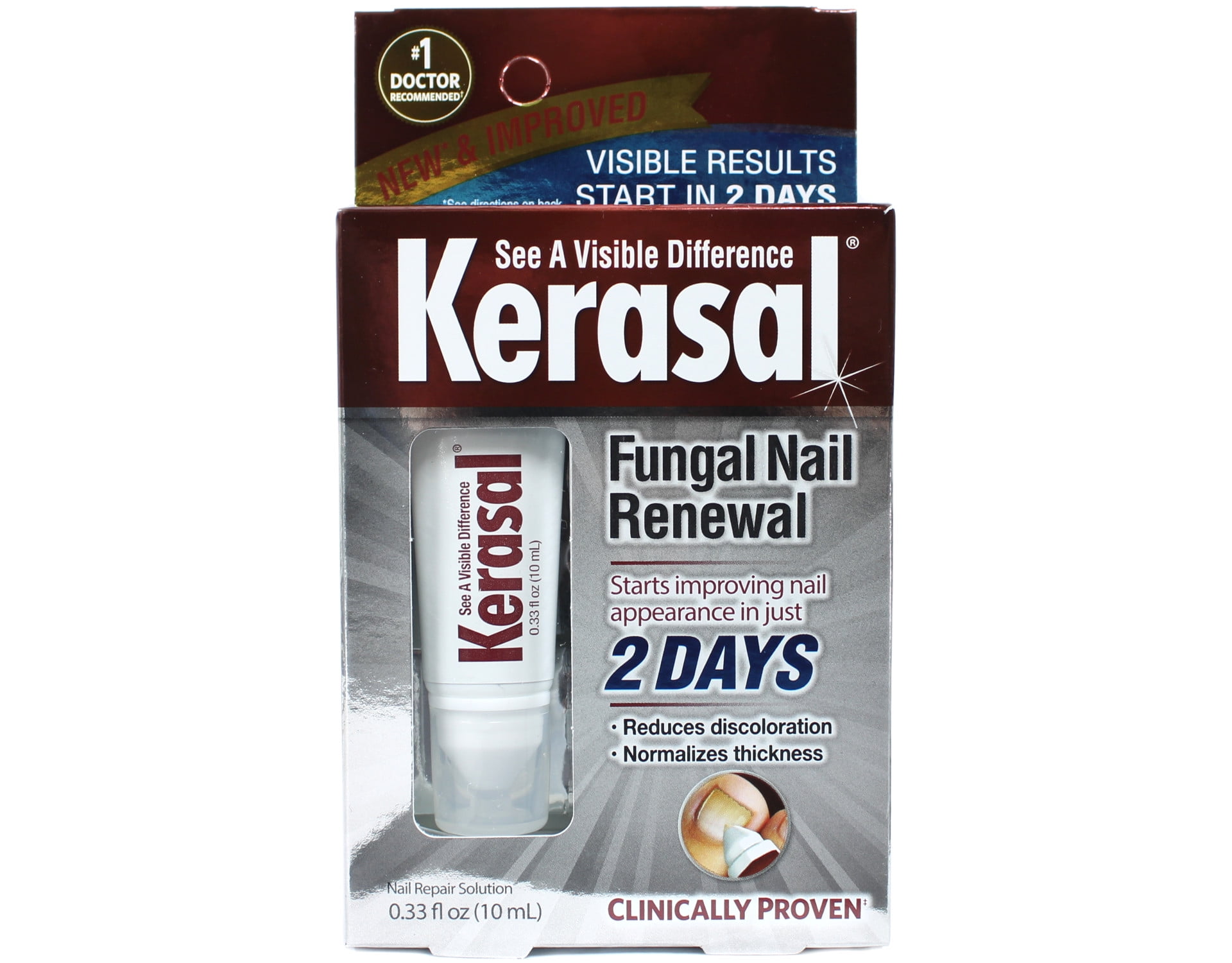 Kerasal Nail Fungal Nail Renewal Treatment, 10 mL, 0.33 Oz - Walmart.com