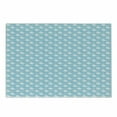 thumbnail image 1 of Whale Cutting Board, Young Marine Animals Squirting Water with Little White Hearts Shower Design, Decorative Tempered Glass Cutting and Serving Board, Small Size, Pale Blue White, by Ambesonne, 1 of 1