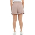 thumbnail image 3 of Danskin Womens' Woven Paperbag Shorts Antler S, 3 of 3