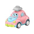 thumbnail image 2 of Juguete de coche Push and Go CUTICAT vehículo de juego infantil fricción rosa, 2 of 8