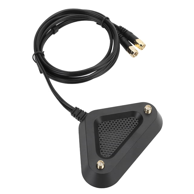 Ccdes Base de cable de extensión, SMA flexible Seal más estable Rotación de 360 grados Antena SMA de tamao pequeo Base magnética, más estable para recepción de seal Radio móvil