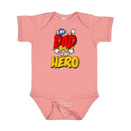 

Inktastic Dad is My Hero Gift Baby Boy or Baby Girl Bodysuit