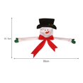 thumbnail image 3 of 2 piezas de adorno para árbol de Navidad con adorno de Papá Noel, adorno para árbol de Navidad de tela, sombrero para árbol de Navidad, adorno para árbol de Navidad, 3 of 5