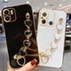 thumbnail image 2 of RedmiA1 A2plus Luxury Plating Love Heart Bracelet Chain Case For Xiaomi Redmi 12C A1 A2 Plus Band Cover On Redmi12C 11A 13C 10C, 2 of 5