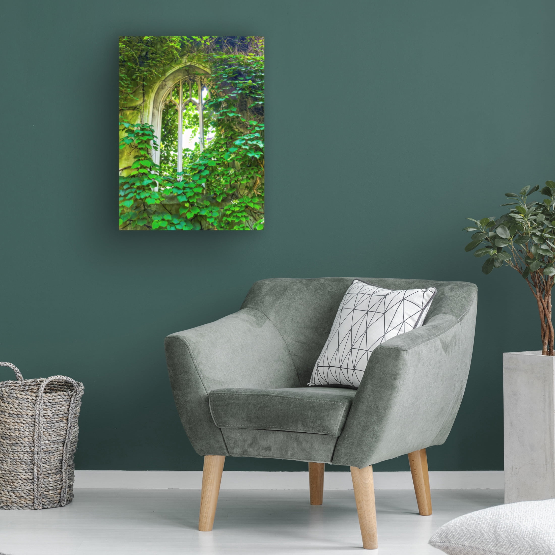 Canvas Wall Art - Mark A Paulda 'Old St Dunstan In The East' Wall Art for Living Room, Bedroom, or Office Décor by Trademark Fine Art - 24 x 32 Inches