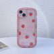 thumbnail image 2 of Estuche transparente JAMW para iPhone 13 Pro Max Patrón de fresa Diseño lindo TPU suave Resistente a caídas, 2 of 4
