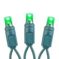 thumbnail image 3 of Novelty Lights Green 100 LED Coaxial Christmas Mini Light Set (Green Wire, 34 Feet), 3 of 8