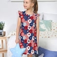 thumbnail image 4 of Balery American Stars2 Camisón de princesa para niñas, pijama de algodón con mangas abullonadas, suave y bonito.-Medium, 4 of 6