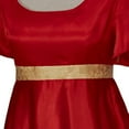 thumbnail image 6 of Kate Sharma Dress Vintage Regency Dress Tea Party Dress for Women with Satin Sash Ruffle Empire Waist Dress Gown, 6 of 7