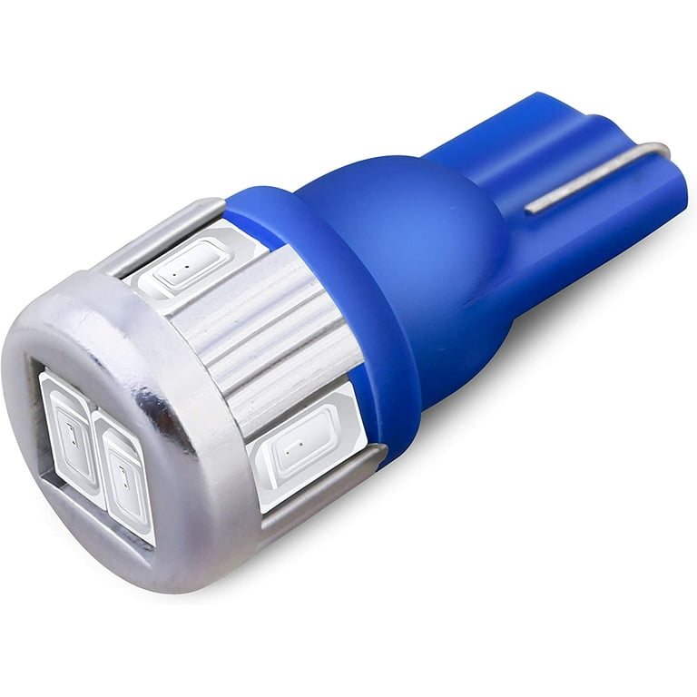 2pcs Ice Blue 168 194 2825 2821 W5W Position Parking City Light 10-SMD LED  Bulbs