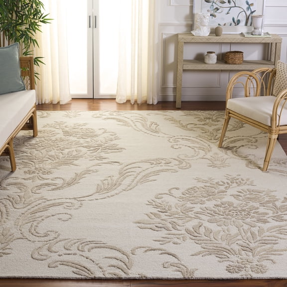 Safavieh Jardin Salome Leaves Area Rug, Ivory/Beige, 8' x 10'