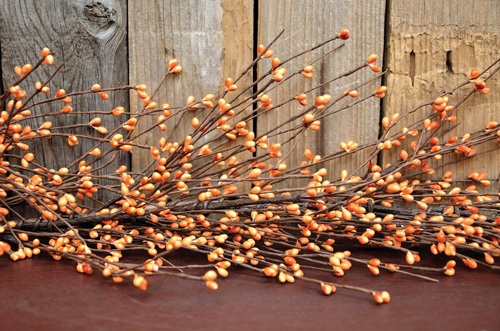 CWI Gifts 4Ft Mustard Pip Berry Garland