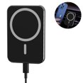 thumbnail image 2 of Cargador de coche inalámbrico magnético compatible con teléfonos móviles Apple iPhone 8 y superiores compatible con teléfonos móviles de carga inalámbrica HuaweiNegro Fokelyi 223249-2, 2 of 7