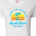 thumbnail image 4 of Inktastic Summer Enjoy the Sunshine Myrtle Beach South Carolina Blue Women's T-Shirt, 4 of 5