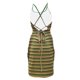 thumbnail image 5 of VISgogo Vestido Sin Mangas para Mujer, Patrón de Rayas Sin Espalda Cruzada en la Espalda Vestido Ajustado, Ropa Casual Simple de una Pieza VISgogo moda, 5 of 9