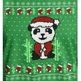 thumbnail image 4 of Old Glory Mens Ugly Christmas Sweater Panda Long Sleeve Sweatshirt, 4 of 5