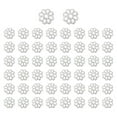 thumbnail image 1 of Beautiful Bead 6mm Silver Tone Flower Bead Caps for Jewelry Making (About 500pcs), 1 of 8