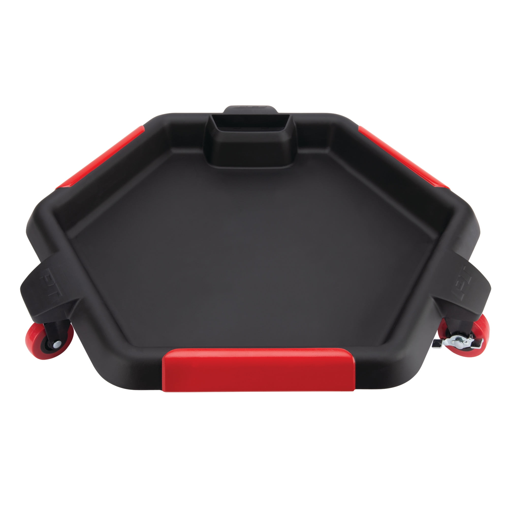 Performance Tool W4074 2 in 1 Drain Pan and Tool Caddy - Conveniently Collects Oil and Organizes Tools for Automotive Repairs