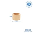 thumbnail image 3 of Natural Wood Napkin Rings Set of 24, 1-1/2 inch Plain Wooden Napkin Rings to Decorate, Natural Wooden Napkin Rings, by Woodpeckers, 3 of 7