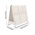 thumbnail image 3 of Organizador de escritorio con múltiples compartimentos, estante organizador para material de oficina, accesorio de escritorio plegable de tela para el hogar, estudio y dormitorio., 3 of 6