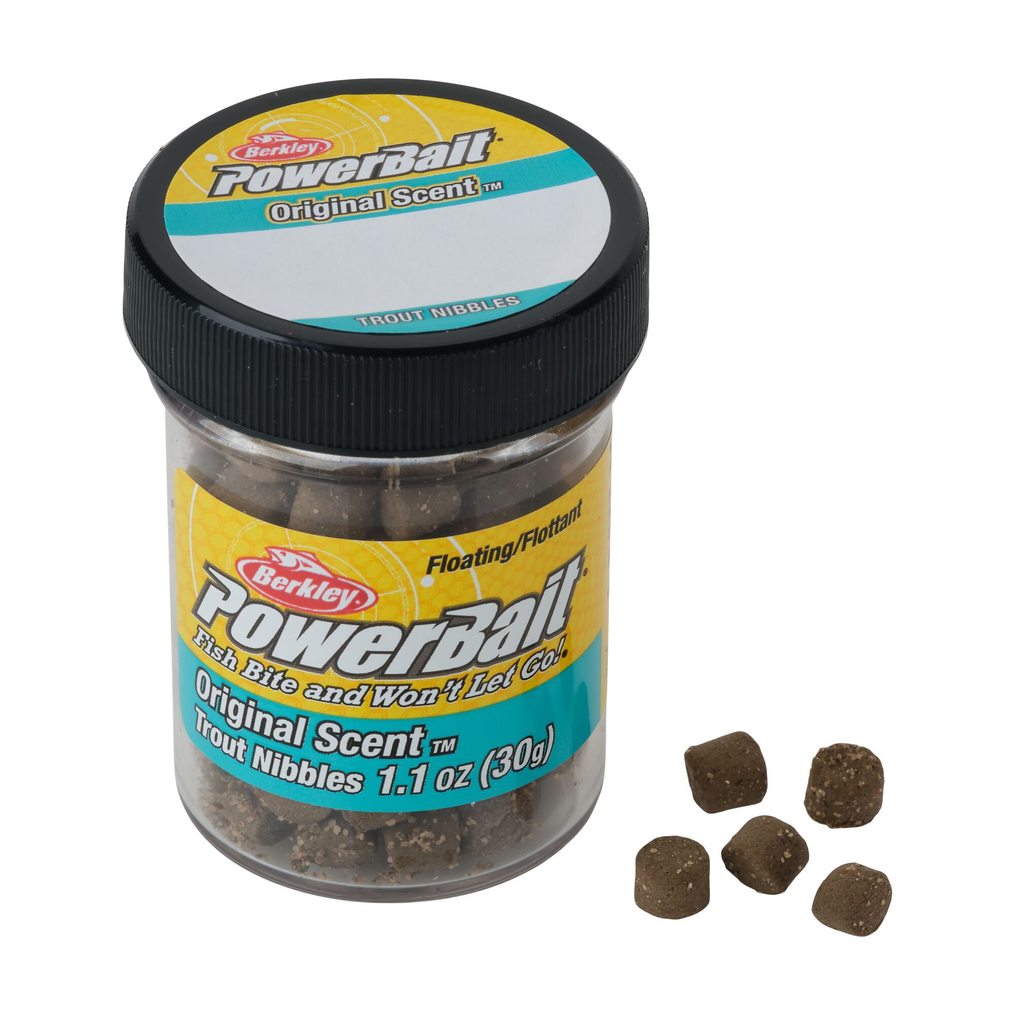 Berkley PowerBait® Trout Nibbles, Nibbles, Hatchery Pellet (1-count)