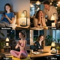 thumbnail image 3 of DAYBETTER Candle Warmer Lamp, Adjustable Height Timer Gifts Wax Warmer Lamp, Wax Melt Lights for New Home Decor(2*50W Bulbs), 3 of 6