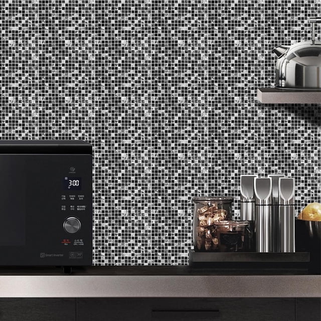 Etiqueta De De 3D Etiqueta, Autoadhesivo Mural Mosaico Papel De Pared, Conjunto De Paneles De Decoración para hogar, Calcomanías De Tipo i Colco Azulejos de vinilo adhesivos de mosaico