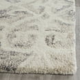 thumbnail image 3 of SAFAVIEH Chatham Ambrose Geometric Wool Area Rug, Light Gray/Ivory, 5' x 5' Square, 3 of 7