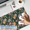 thumbnail image 4 of Long Mouse Pads for Desk,Pioneer Flower Floral Print Pattern Desk Mats on Top Of Desks, Desk Mouse Pad Extra Large with 3mm Non-Slip Base and Stitched Edge for Gaming,Office,Work,Home 35.4"x15.7", 4 of 6