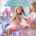 thumbnail image 4 of Set de tocador Pretend Play Lehoo Castle con accesorios para niñas, 4 of 7