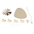 thumbnail image 1 of ANGGREK Rotating Candle Holder,  Candle Holder Round Triangle Tray For Party For Home Decoration For Photo Prop, 1 of 8