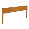 thumbnail image 2 of AFI Orlando King Modern Solid Wood Panel Headboard with Attachable Charger, Light Toffee, 2 of 10