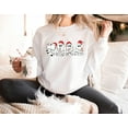thumbnail image 4 of Ghost Christmas Sweatshirt - Cute Holiday Ghost Crewneck Pullover, Funny Christmas Sweater, 4 of 6
